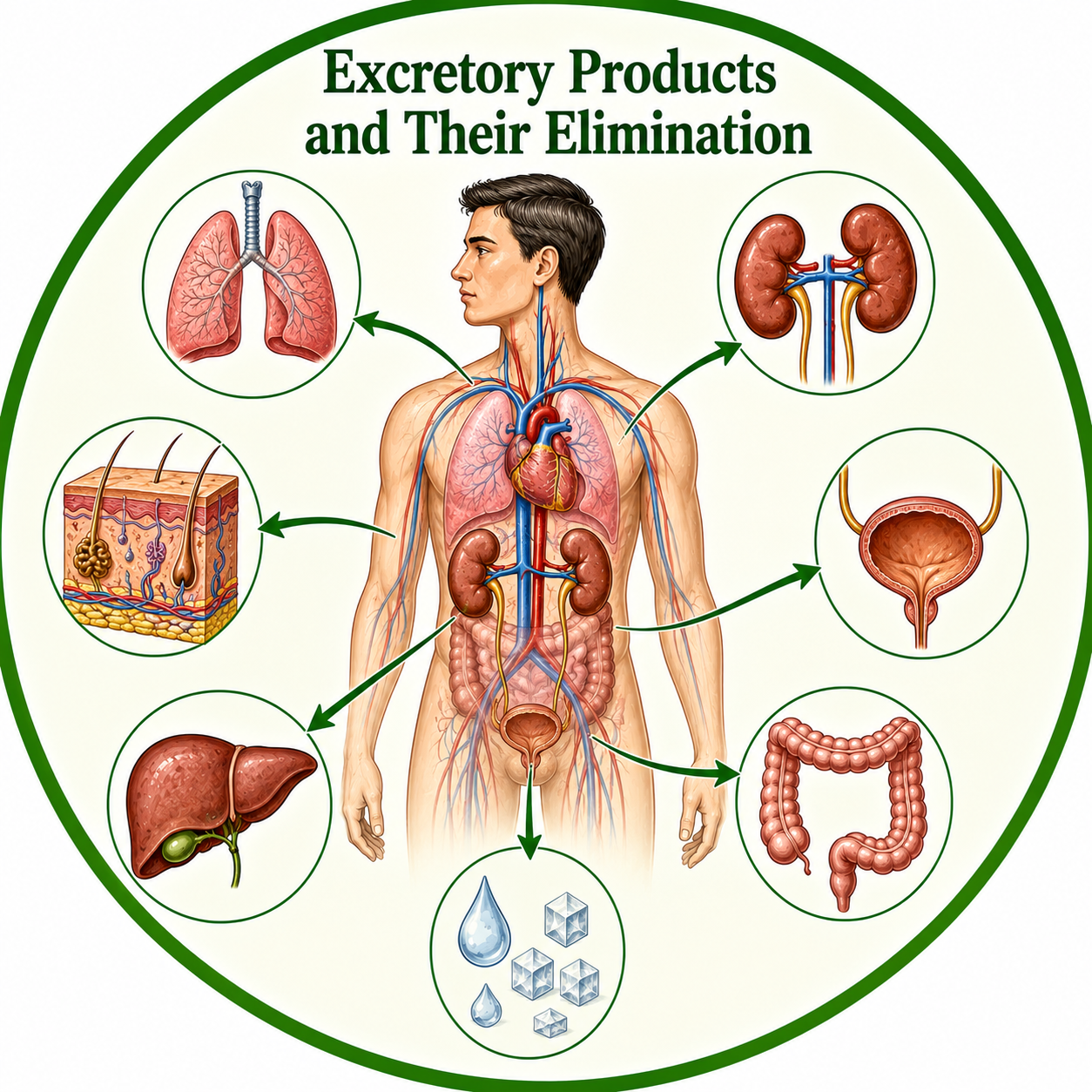 Chapter 16 - Excretory Products and Their Elimination Flashcards