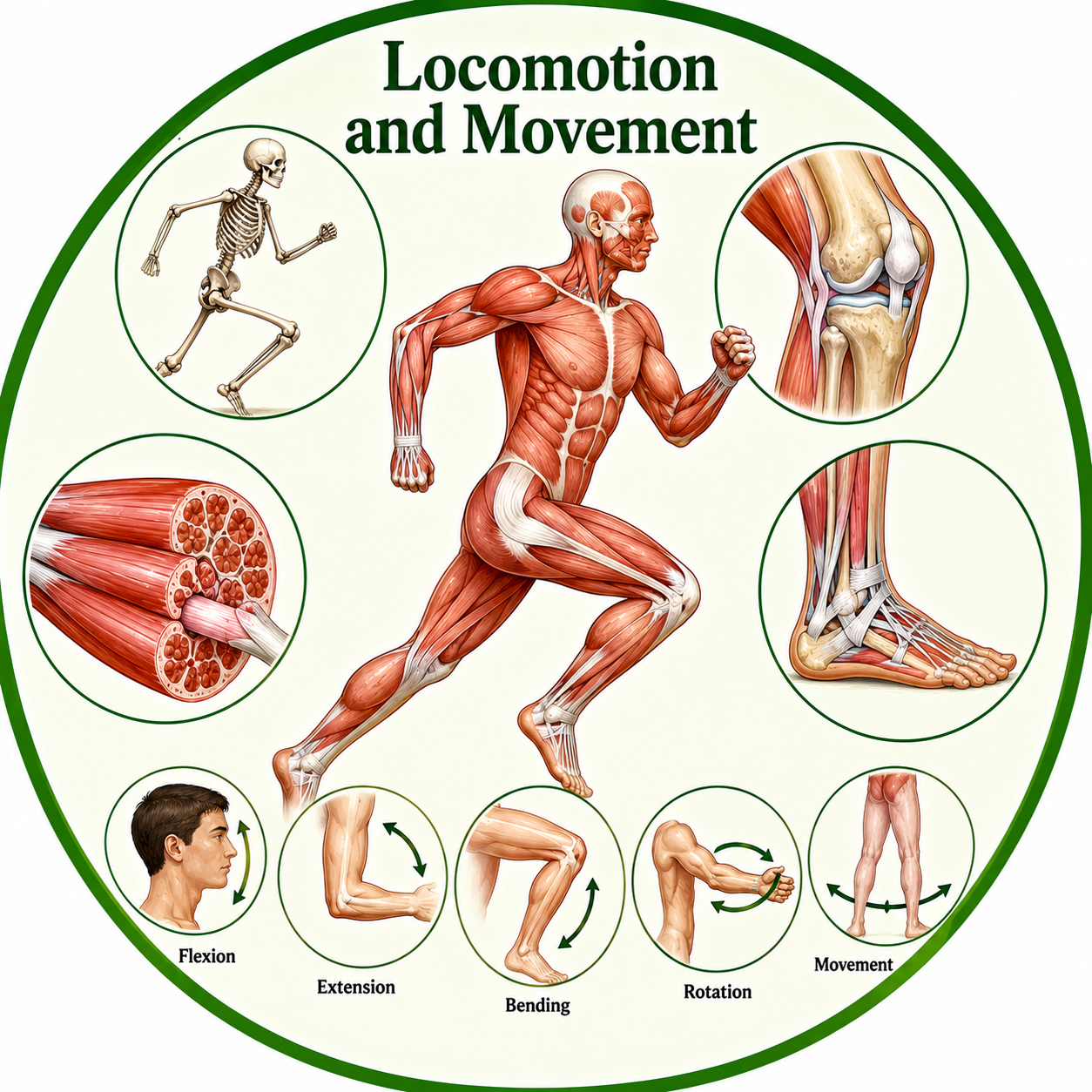 Chapter 17 - Locomotion and Movement Flashcards