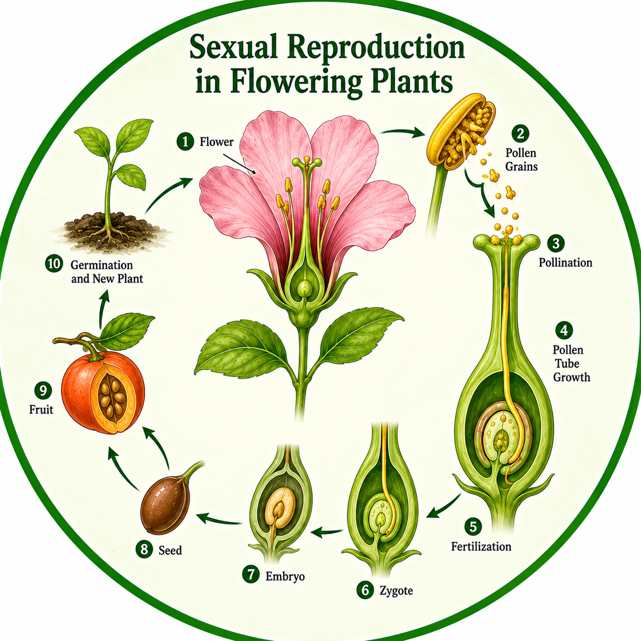 Sexual Reproduction in Flowering Plants
