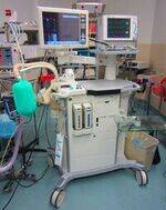 Anesthesia Machine, Cylinders, Breathing circuits