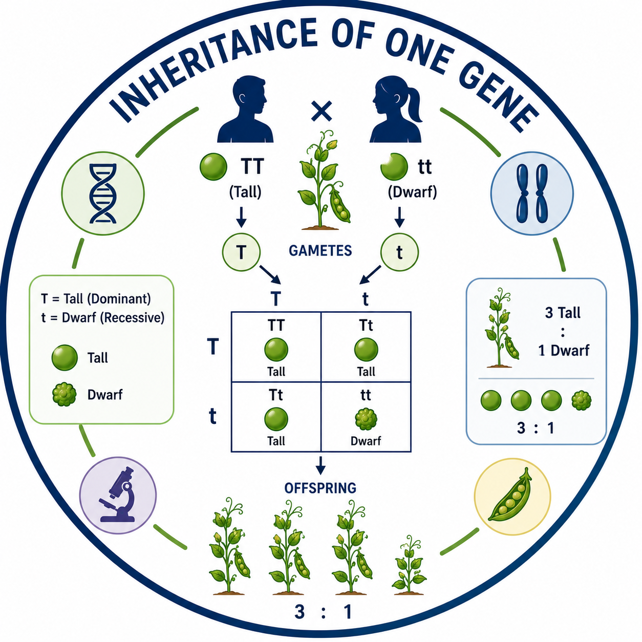 Inheritance of One Gene