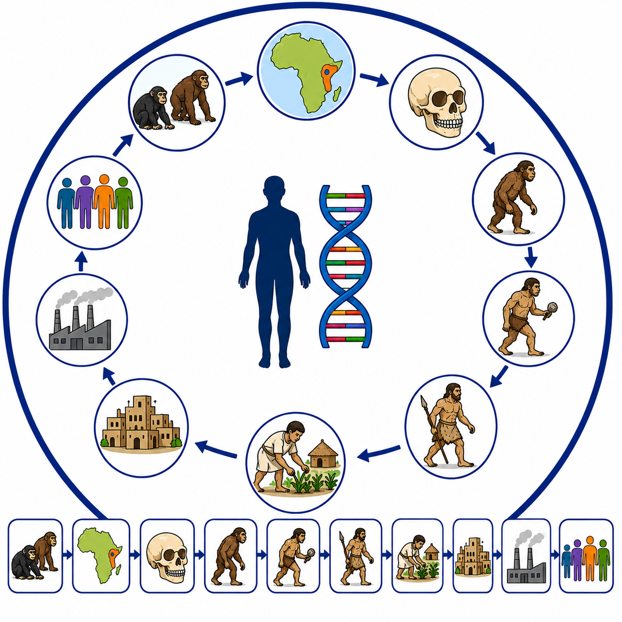 Origin and Evolution of Man