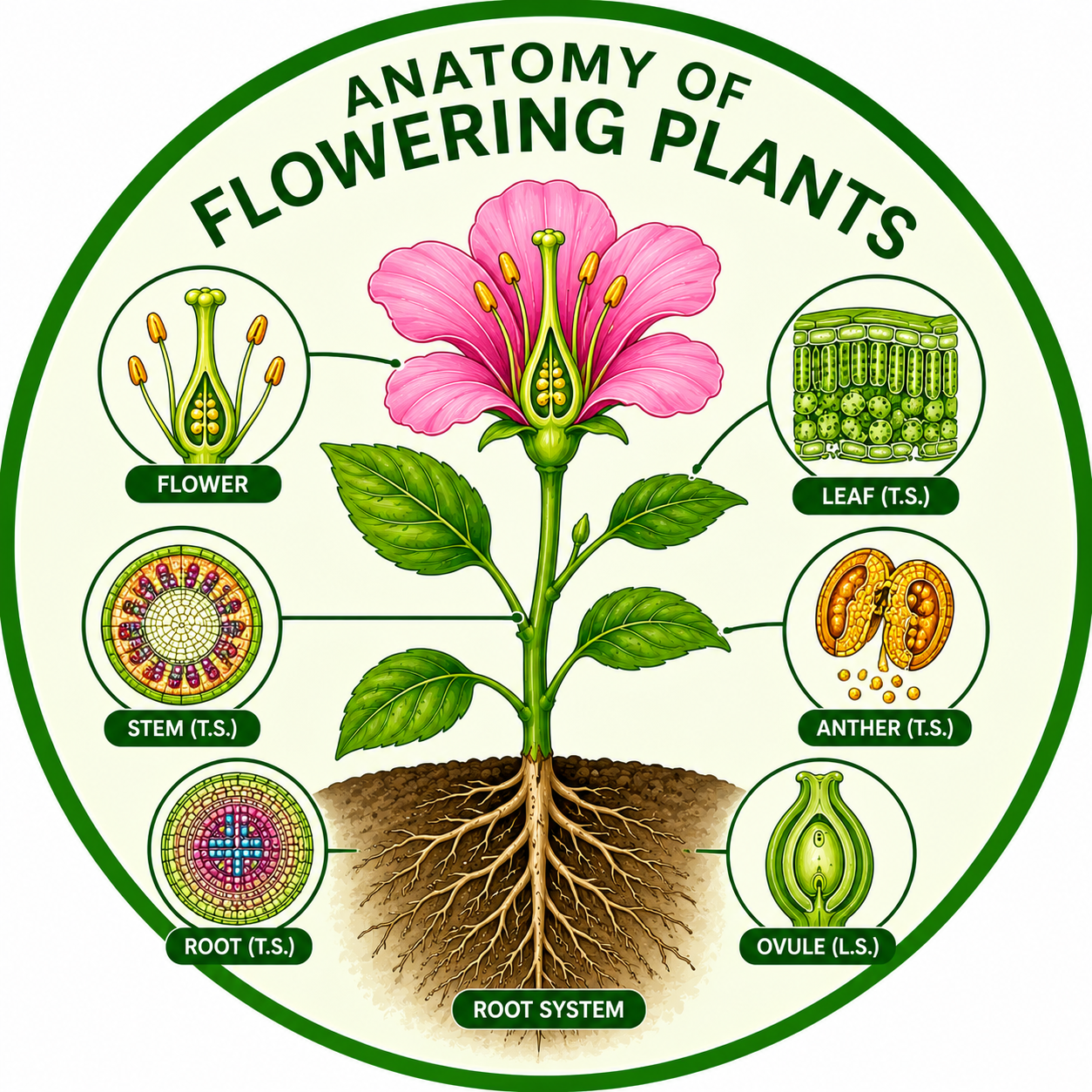 Chapter 6 - Anatomy of Flowering Plants Flashcards
