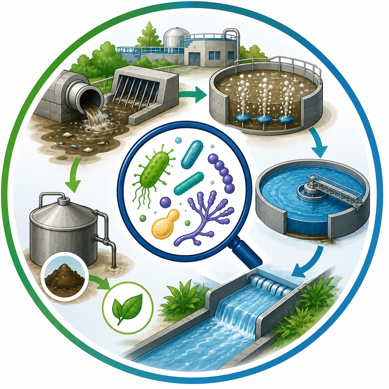 Microbes in Sewage Treatment