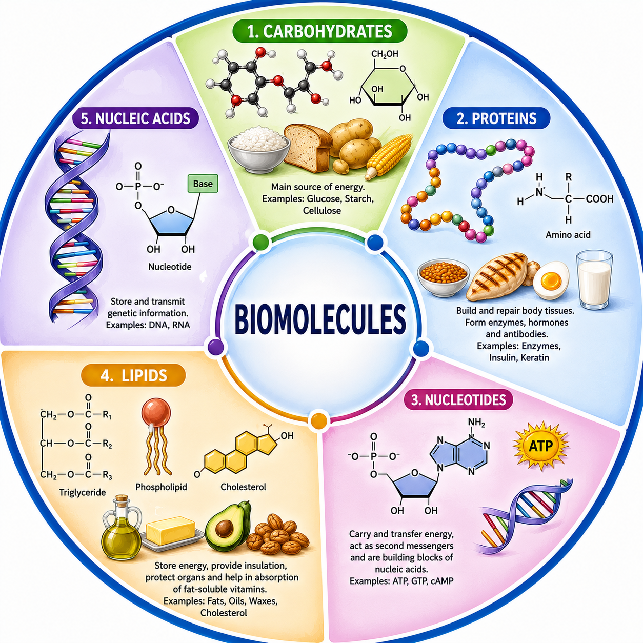 Chapter 9 - BIOMOLECULES Flashcards