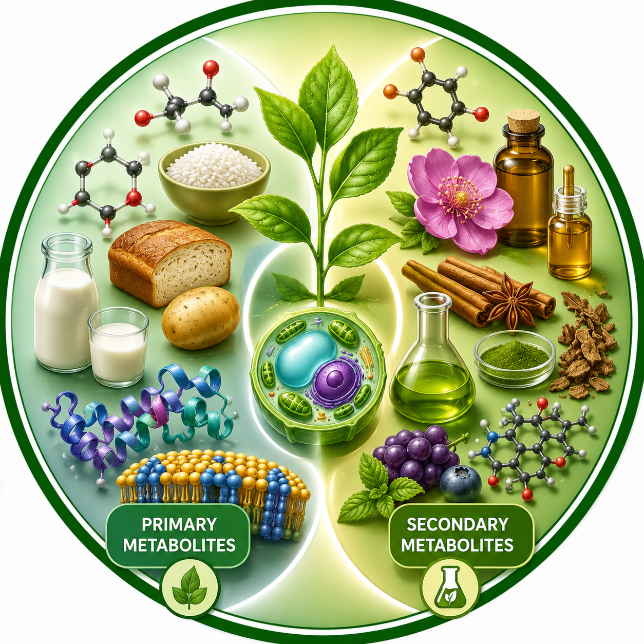 Primary and Secondary Metabolites